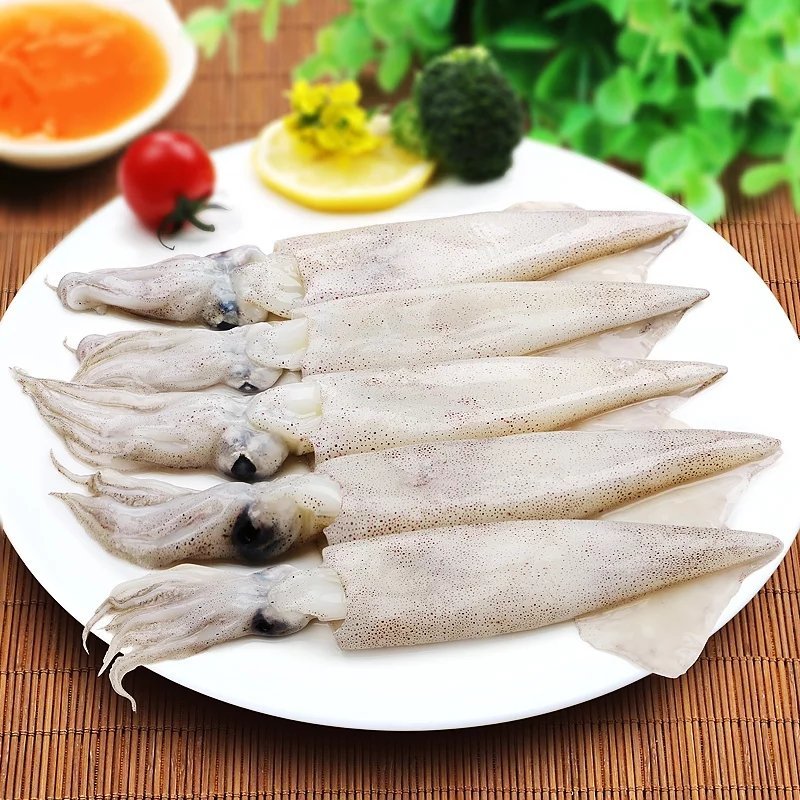【海兔墨鱼仔八爪鱼海鲜水产鲜活笔管鱼冷冻乌贼满籽籽乌批发