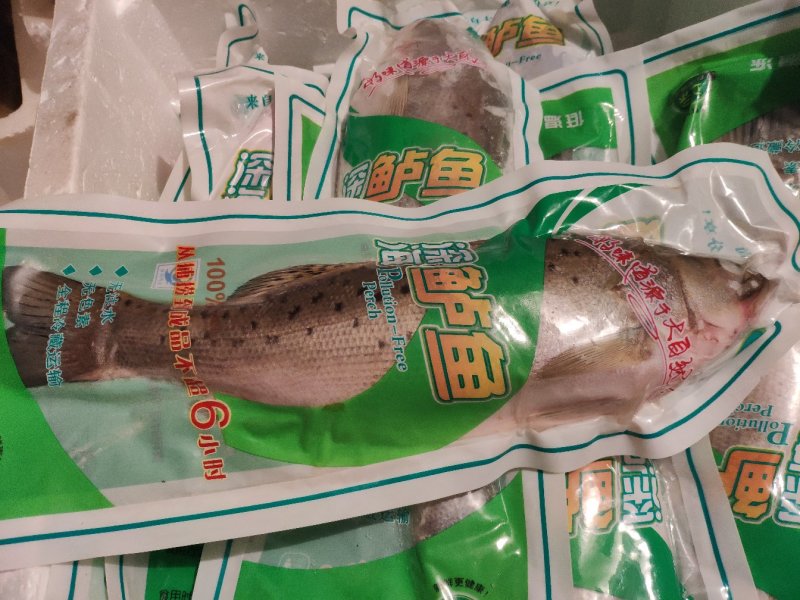 鲜冻海鲈鱼七星鲈鱼真空包装无冰衣从大海到餐桌只需48小时