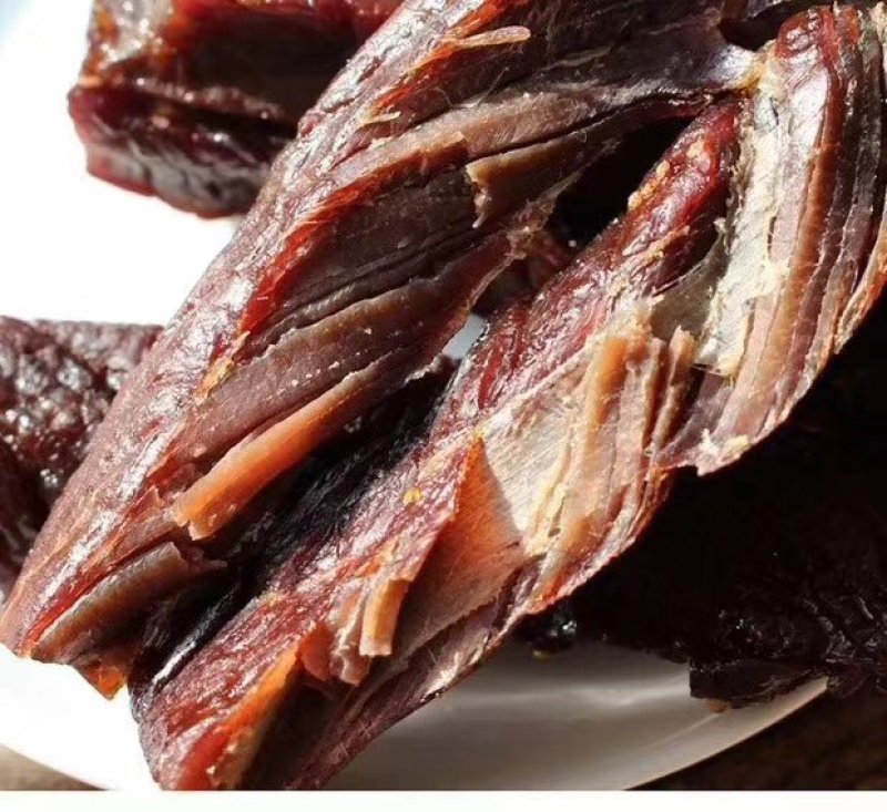 李小贱精品牛肉干，果木炭烤