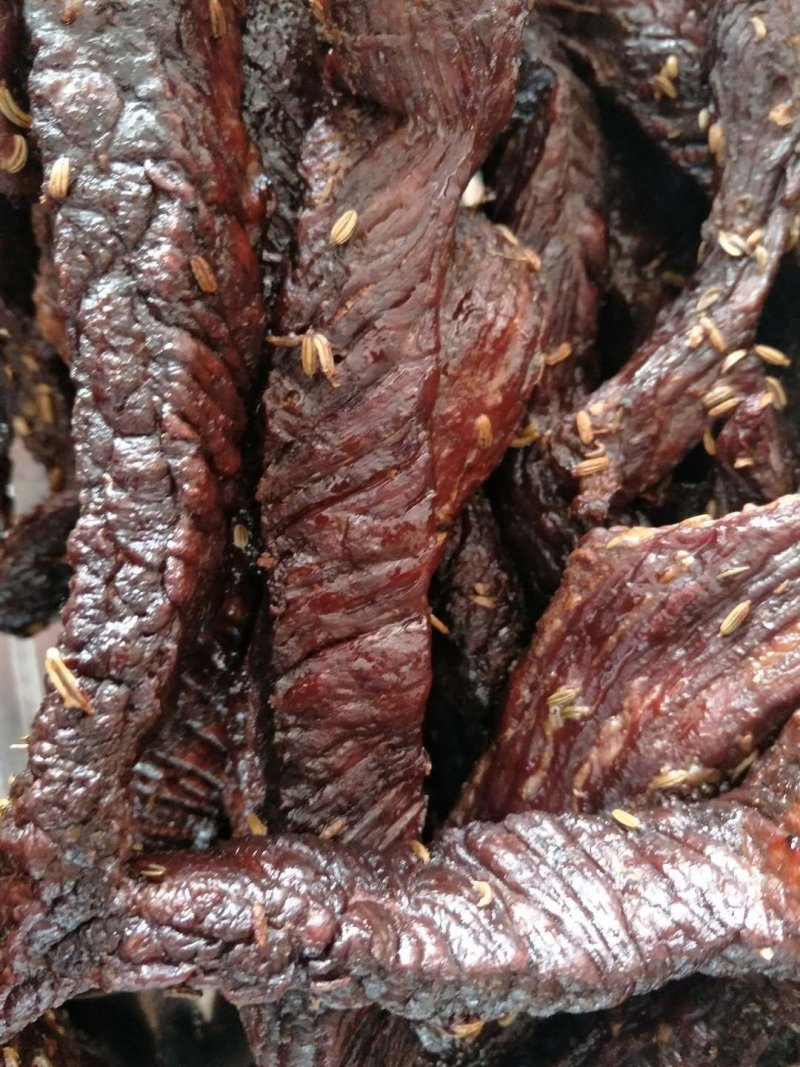 李小贱精品牛肉干，果木炭烤