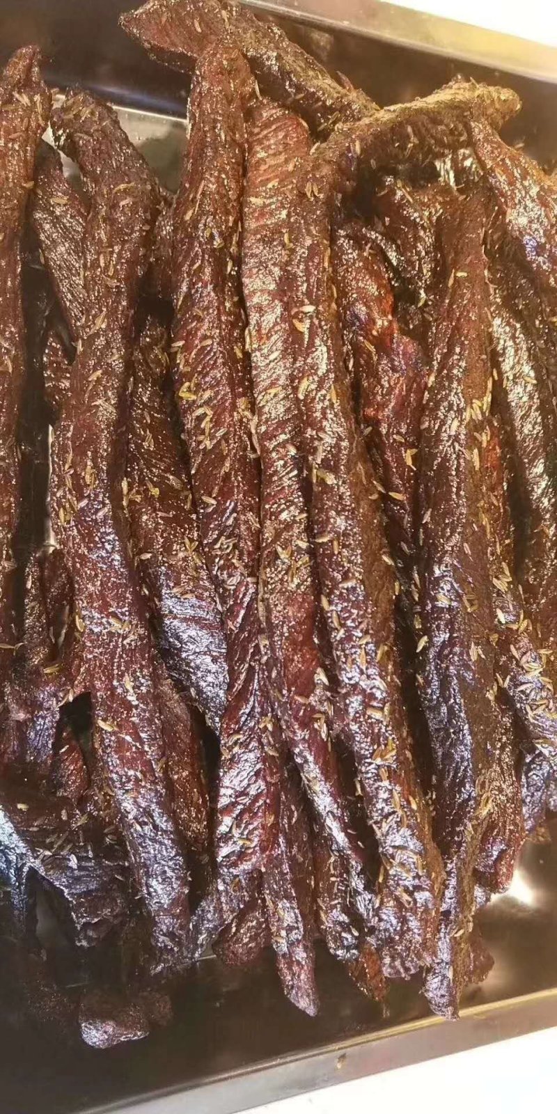 来自内蒙古大草原的碳烤牛肉干，色香味俱全，
