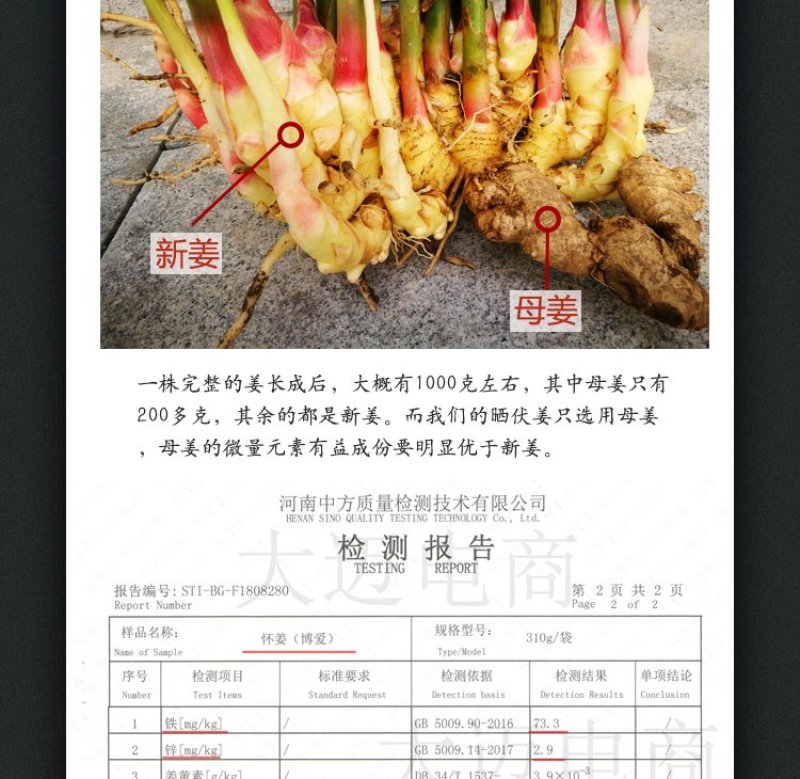 非遗传承博爱晒伏姜手工姜糖膏250克姜茶