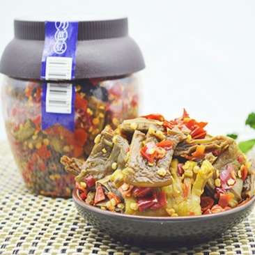 富溪刀豆酱菜湖南特色剁椒刀芭豆320g