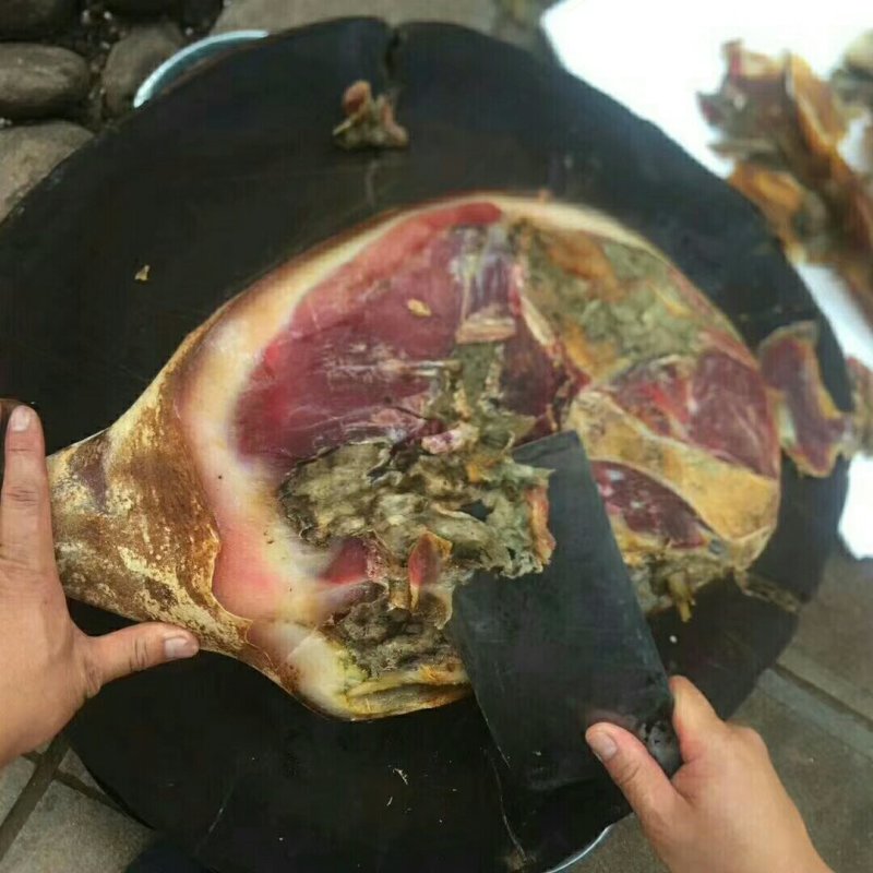 色美肉香的火腿