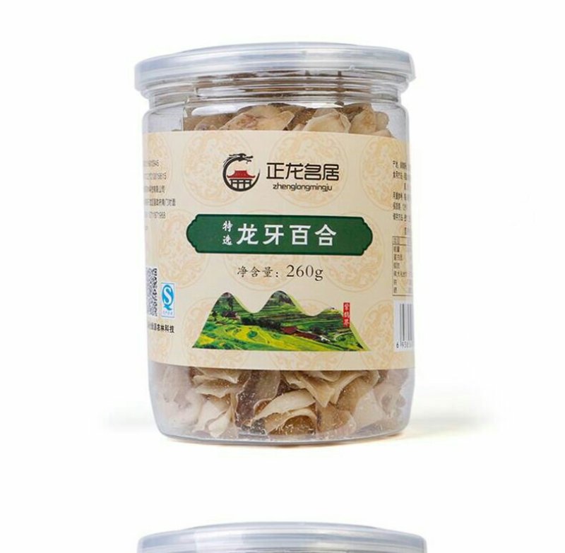 湖南无硫龙牙百合干片大含量足淀粉高无任何添加260g
