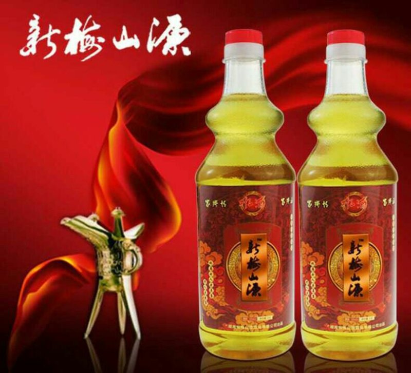 湖南新化水酒新梅山源1.6L*6瓶装纯糯米酿造黄酒