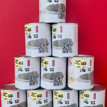 芝麻夹心海苔四种口味