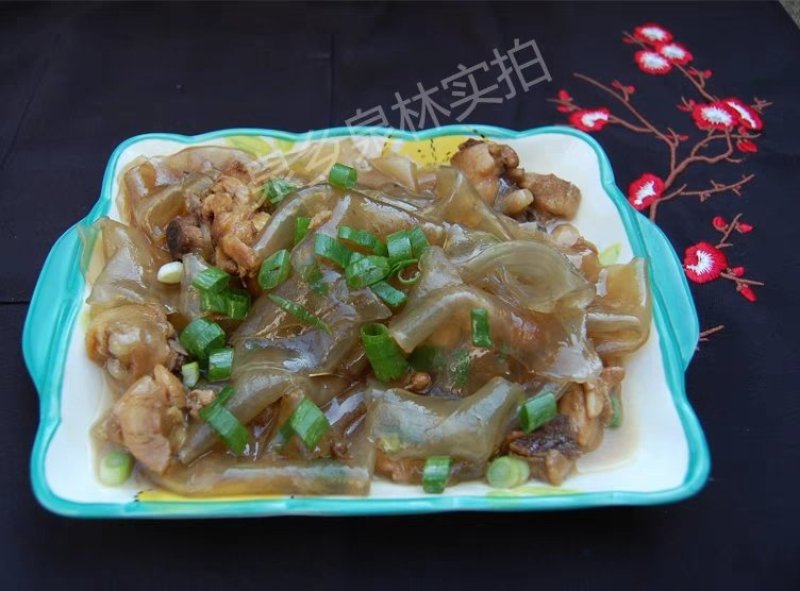 农家手工纯红薯粉皮淀粉山东特产地瓜粉皮无添加火锅凉拌粉皮
