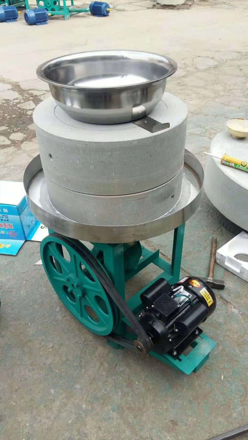 新品推荐大中小型石磨芝麻酱机花生酱机香油机电动磨盘机