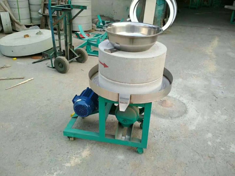 新品推荐大中小型石磨芝麻酱机花生酱机香油机电动磨盘机