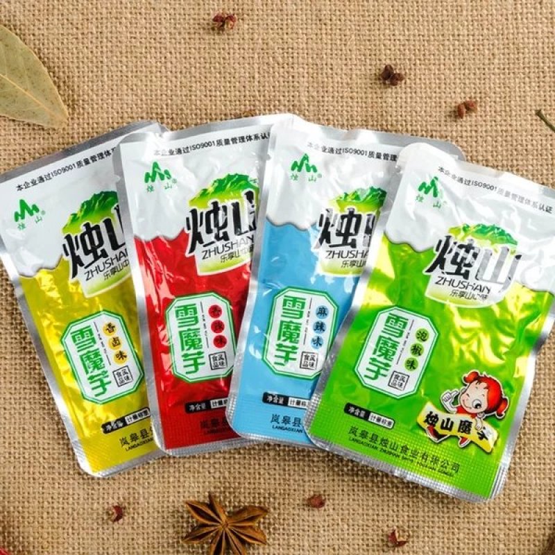 魔芋丝魔芋片休闲小食品多种口味5斤包邮安康雪魔芋