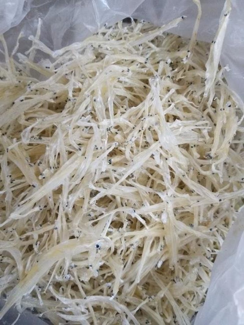 江垭水库银鱼干自然风干