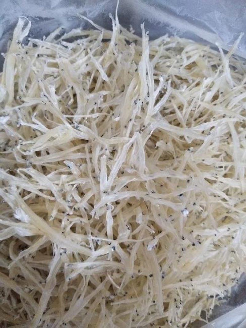 江垭水库银鱼干自然风干