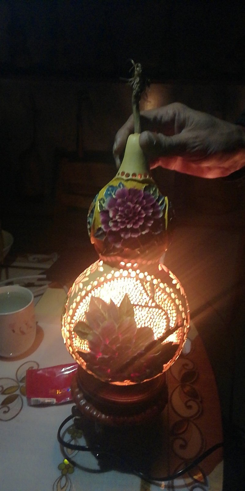 葫芦做灯
