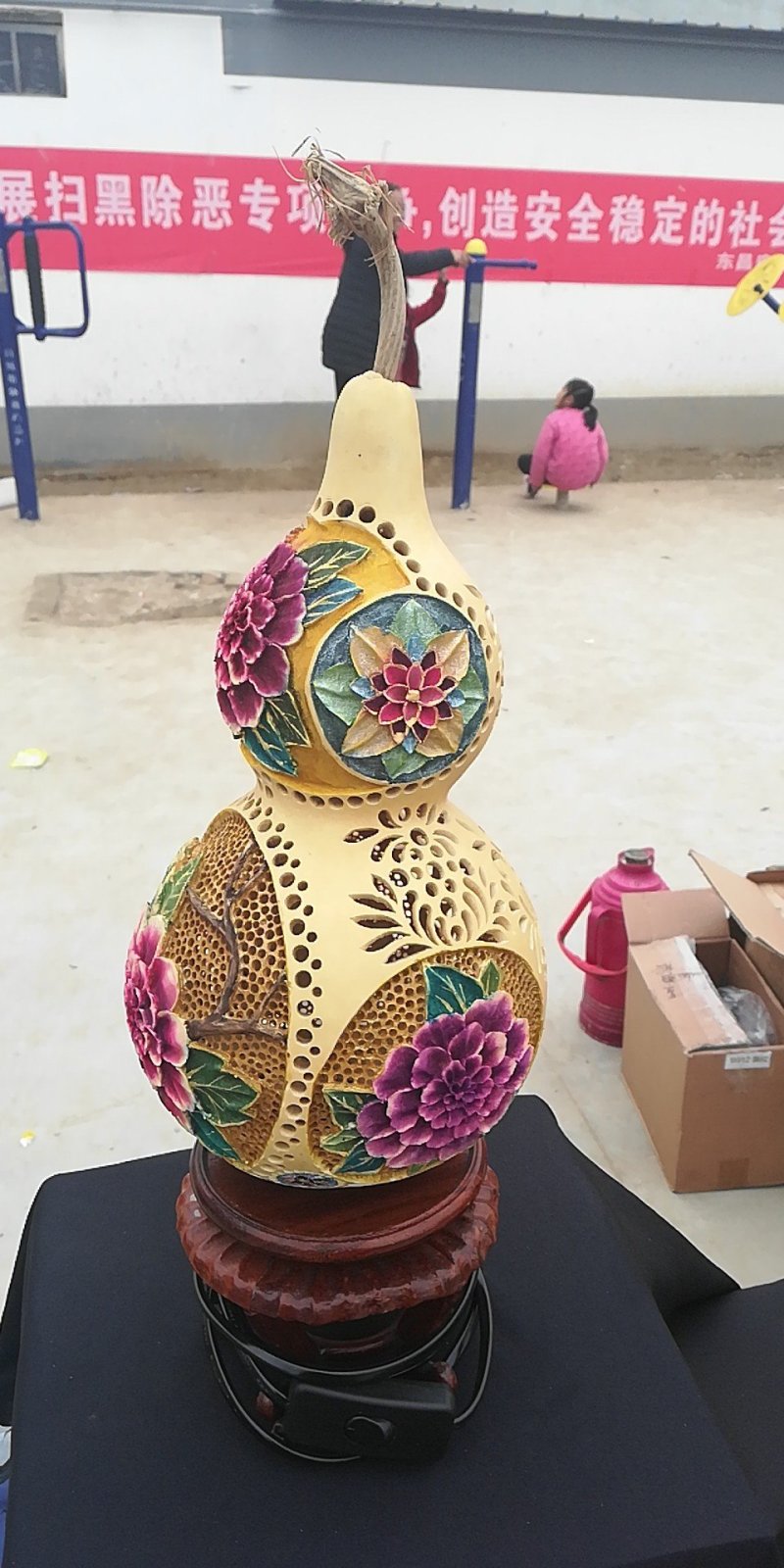 葫芦做灯
