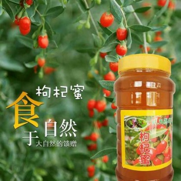 枸杞蜂蜜新鲜蜂蜜蜂农自产口味纯正男性保健