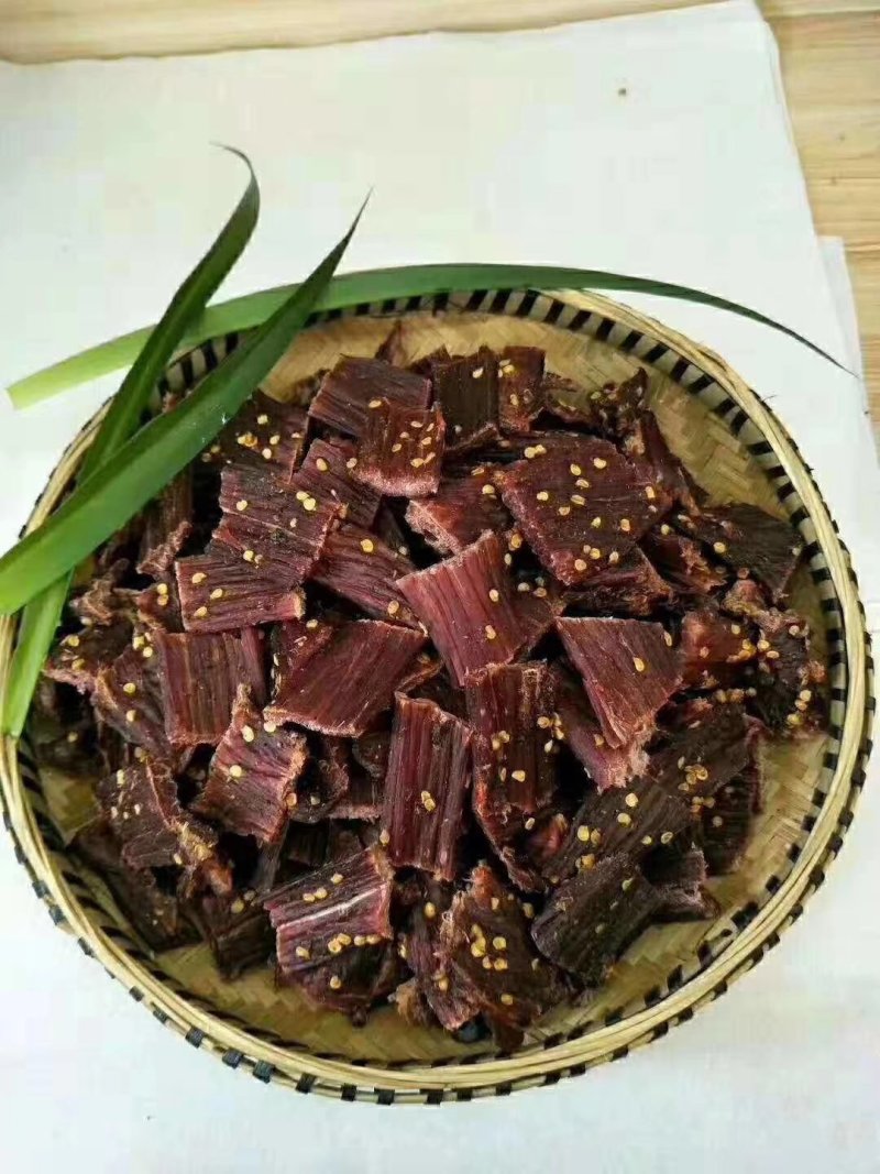 纯手工风干，牛肉干