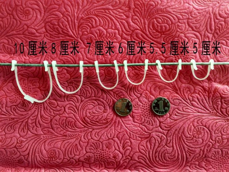 黑色宽头50毫米长绑枝卡绑枝卡扣绑蔓卡子绑枝卡扣枝条卡子