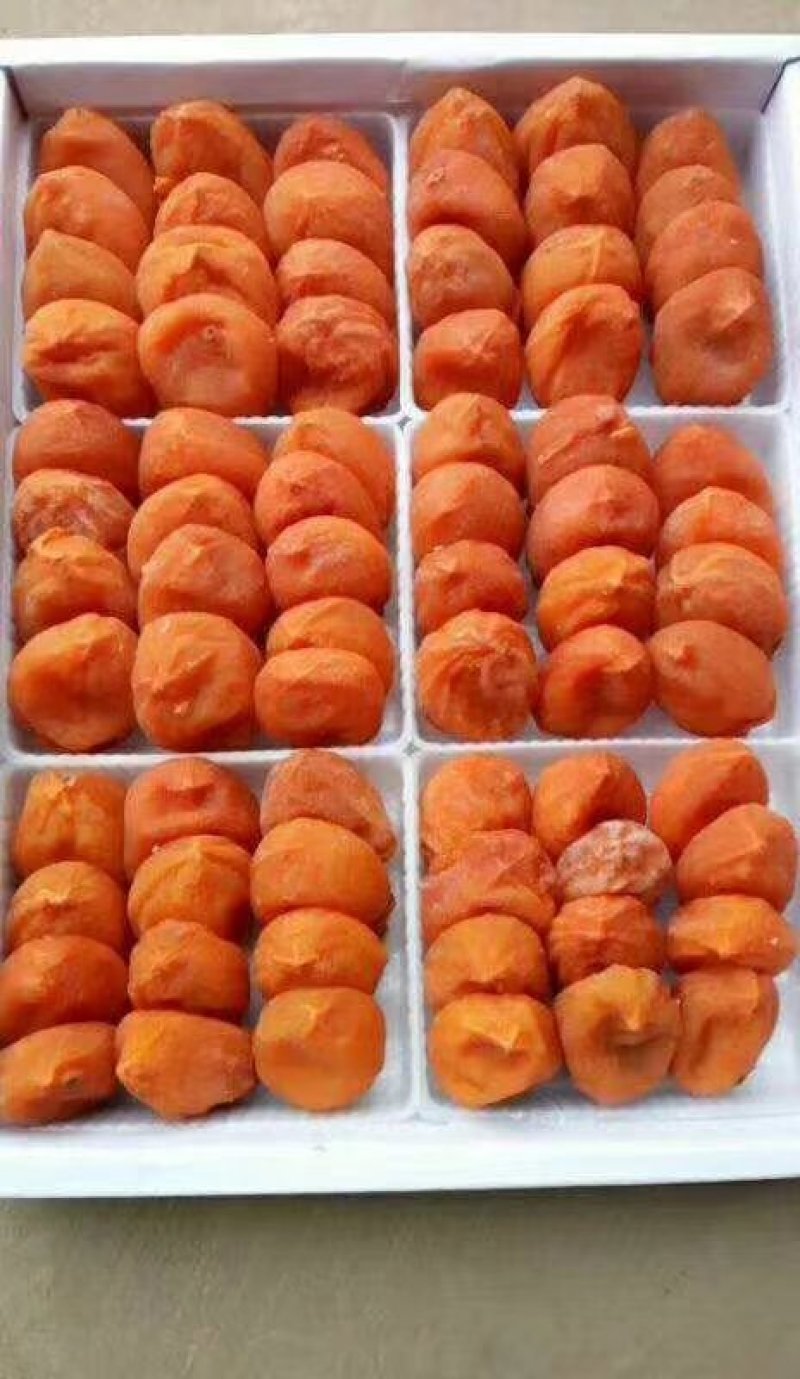 青州特级柿饼霜降柿饼赛富平柿饼，香甜软糯