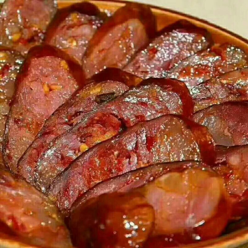 腊肉（五花肉大腿肉）腊肠（麻辣肠广味肠五）