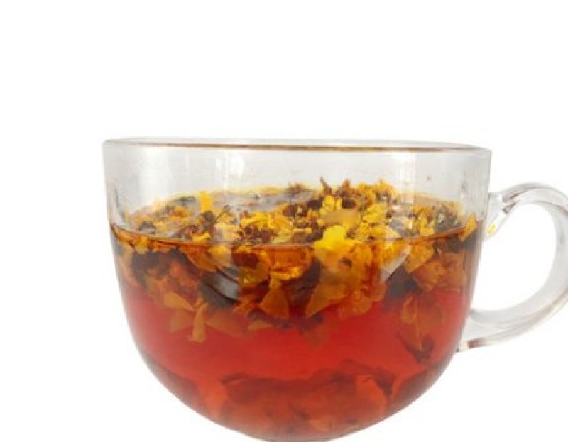 干菊花茶饮品