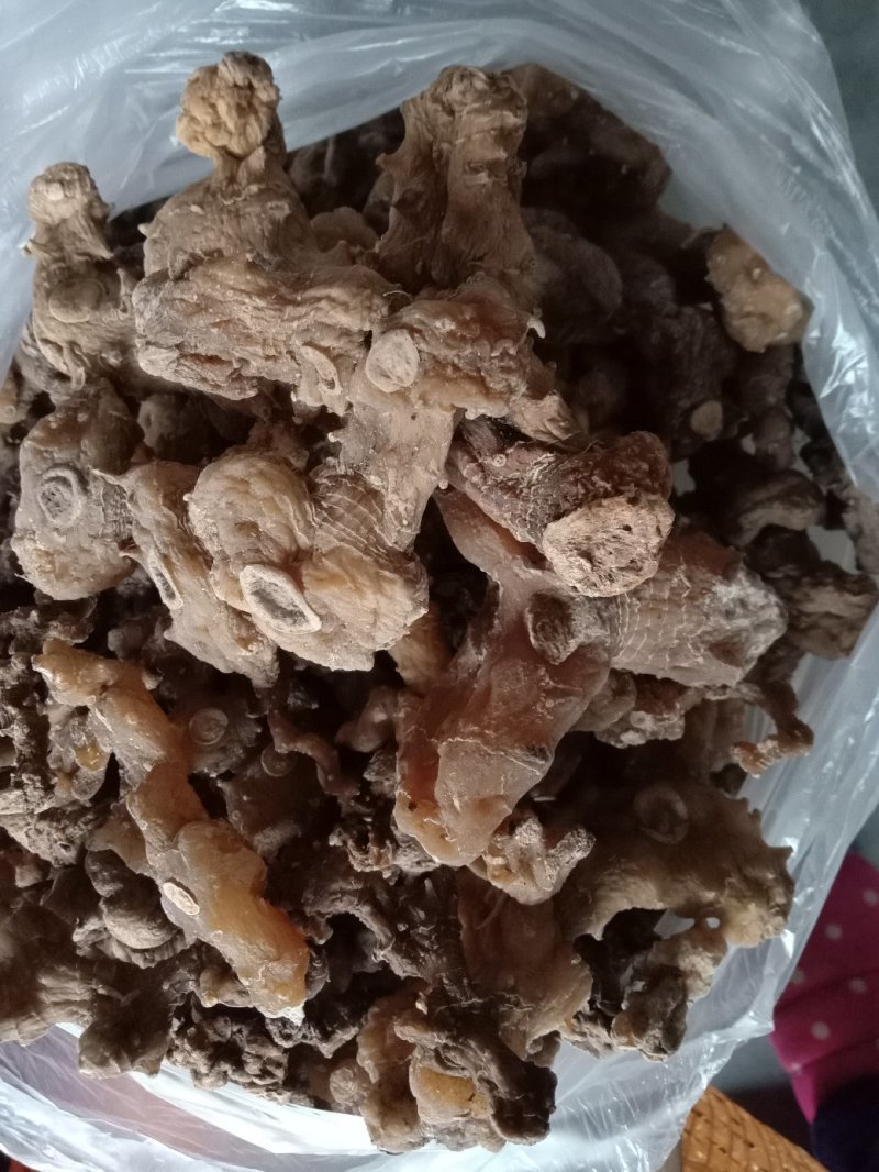 贵州正宗野生黄精，姜形甜品，水洗无硫蒸一次干统货。