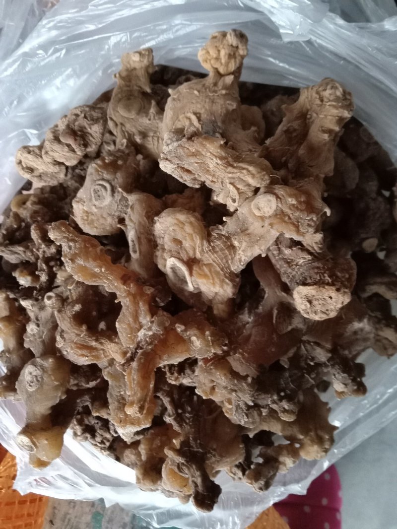 贵州正宗野生黄精，姜形甜品，水洗无硫蒸一次干统货。
