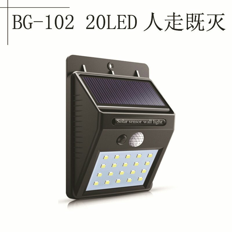 太阳能LED户外人体感应光控壁灯街道庭院农场照明