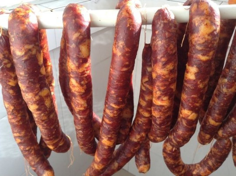 高山腊肉，腊肠