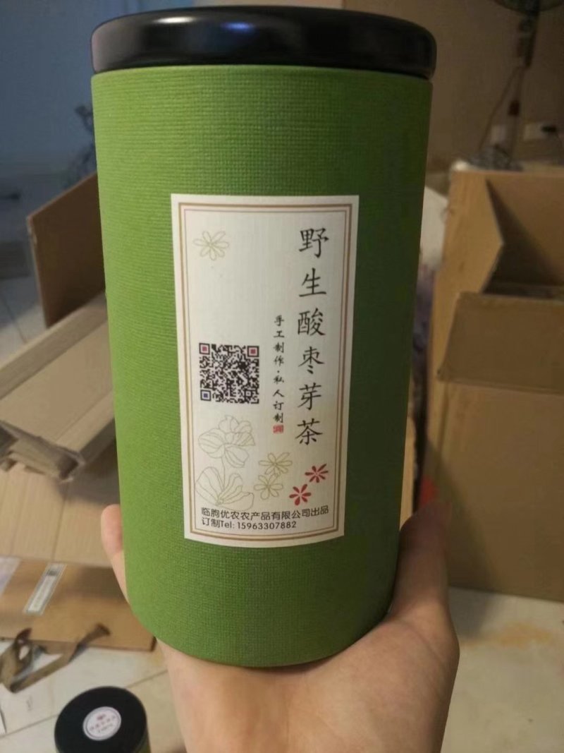 野生酸枣芽手工茶
