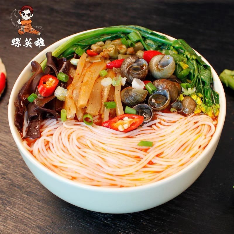 螺英雄冲泡型螺蛳粉160g/袋装柳州正宗螺丝粉方便速食宿