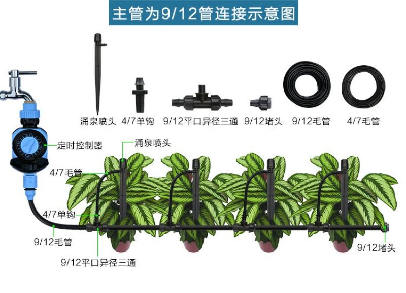 八孔地插微喷