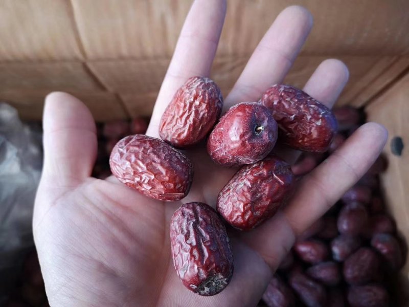 阿克苏原生态灰枣，无加工，树上自然吊干