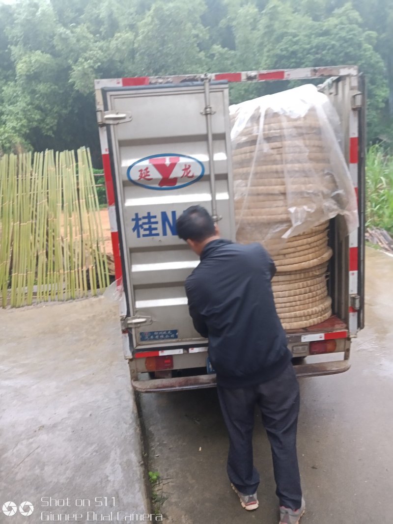 农用百货竹子两年以上，新鲜藤条绑扎，全手工编织，用经久耐