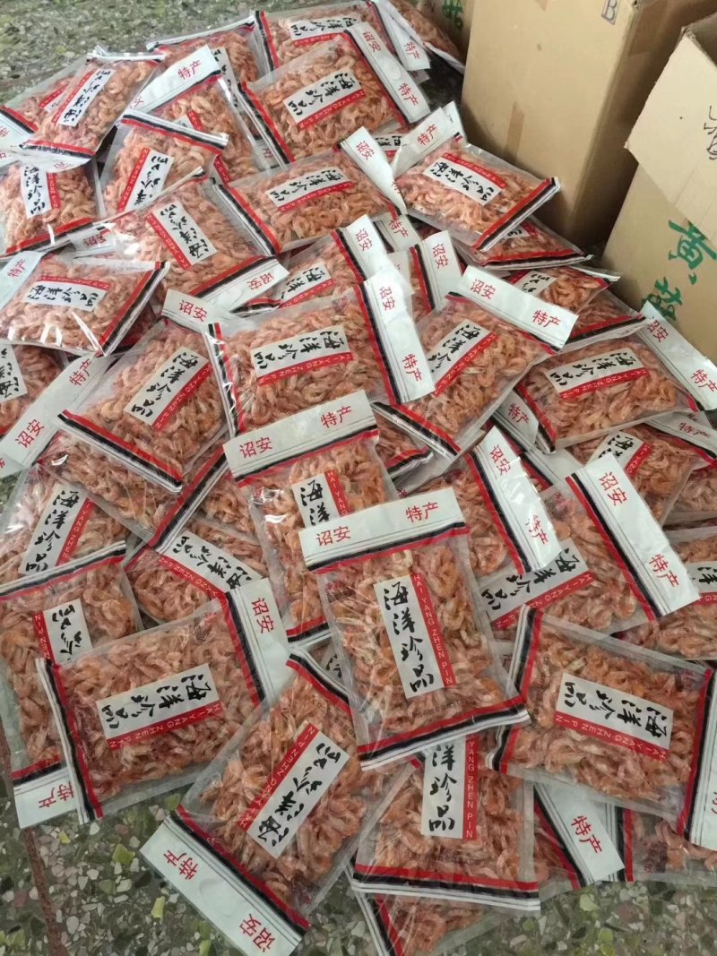 烤虾，特产大中小海利烤虾干