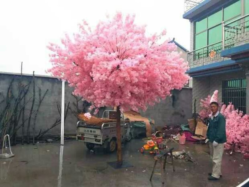 仿真桃花树樱花树许愿装饰大型婚庆酒店树