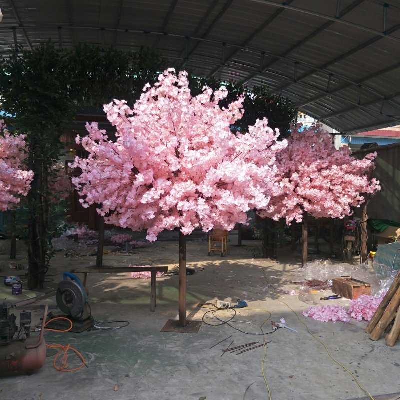 仿真桃花树樱花树许愿装饰大型婚庆酒店树