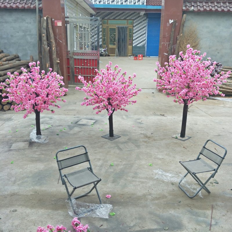 仿真桃花树樱花树许愿装饰大型婚庆酒店树