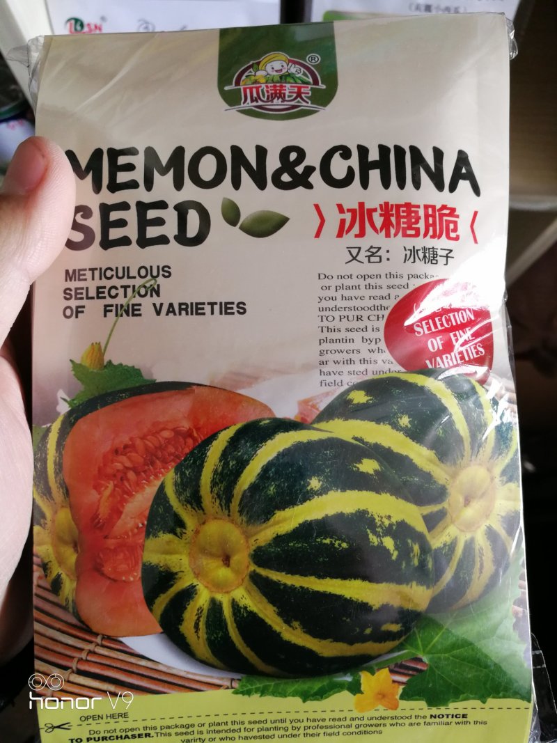 【优质】蜜香花纹甜瓜种子口感好品质佳耐储运