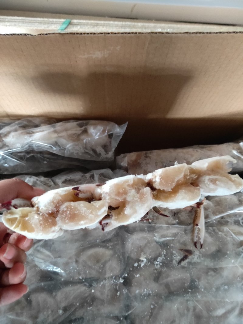 梭子蟹蟹块一箱14斤包肥