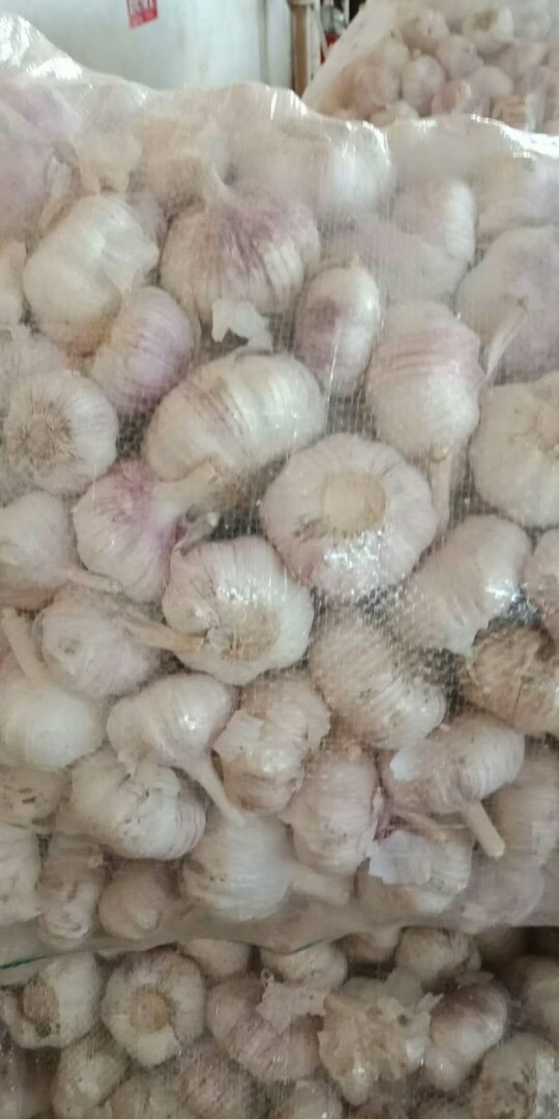 白皮蒜混级统货干蒜