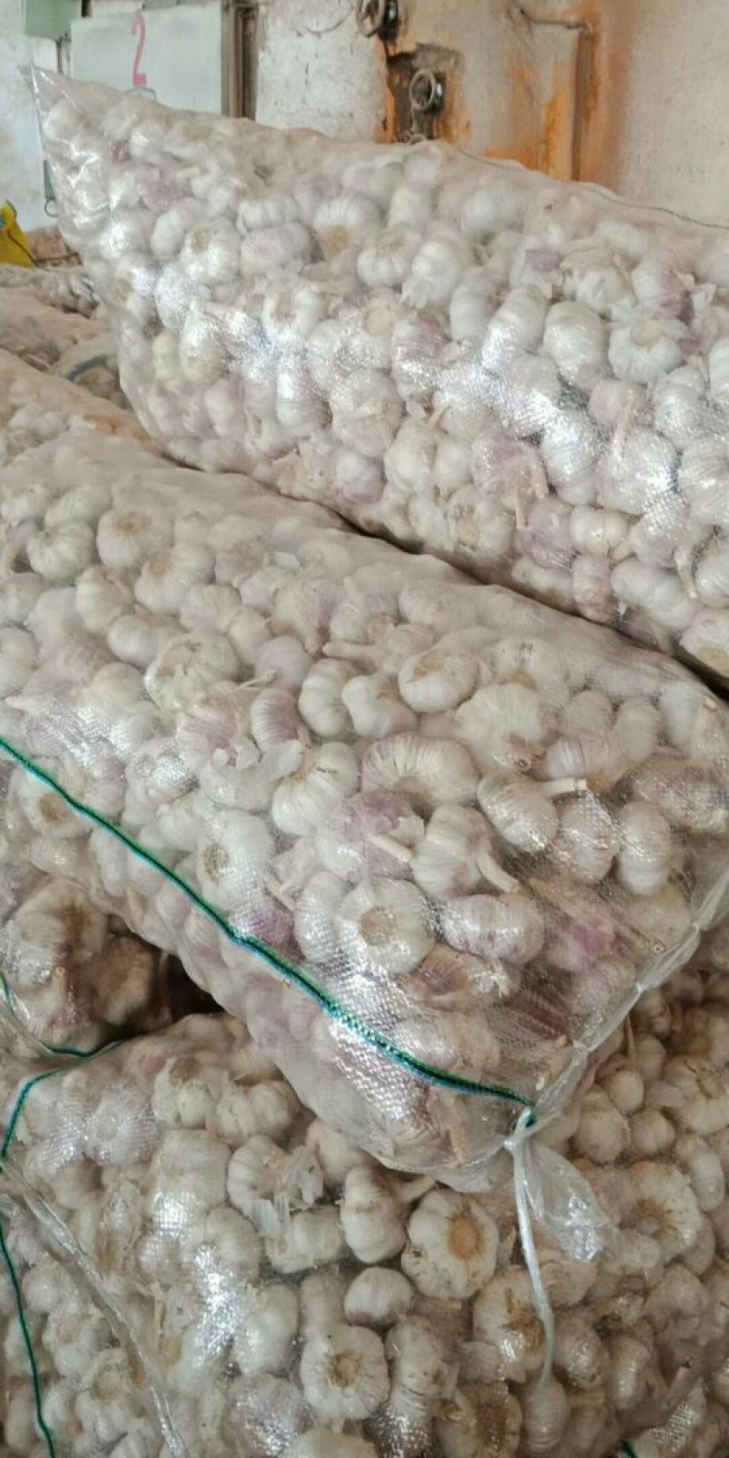 白皮蒜混级统货干蒜