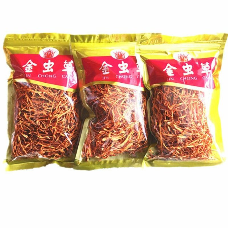 新鲜虫草花干货蛹虫草北虫草金虫草产地菌菇煲汤泡酒泡茶