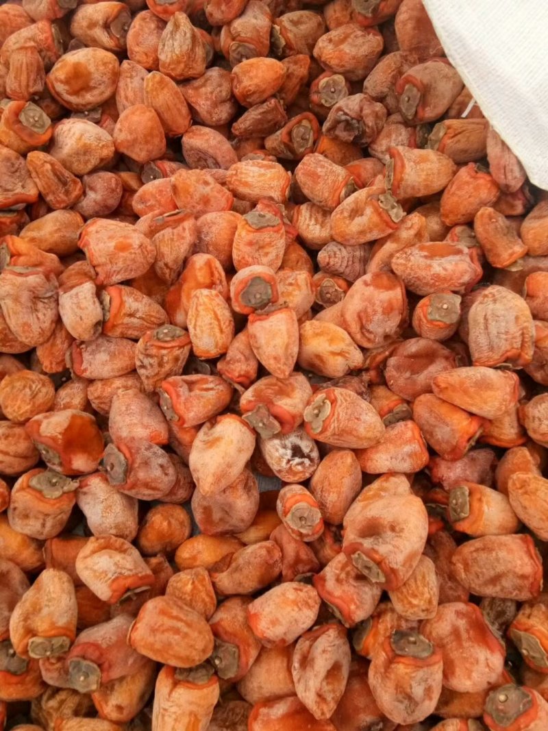 柿饼红底微霜饼