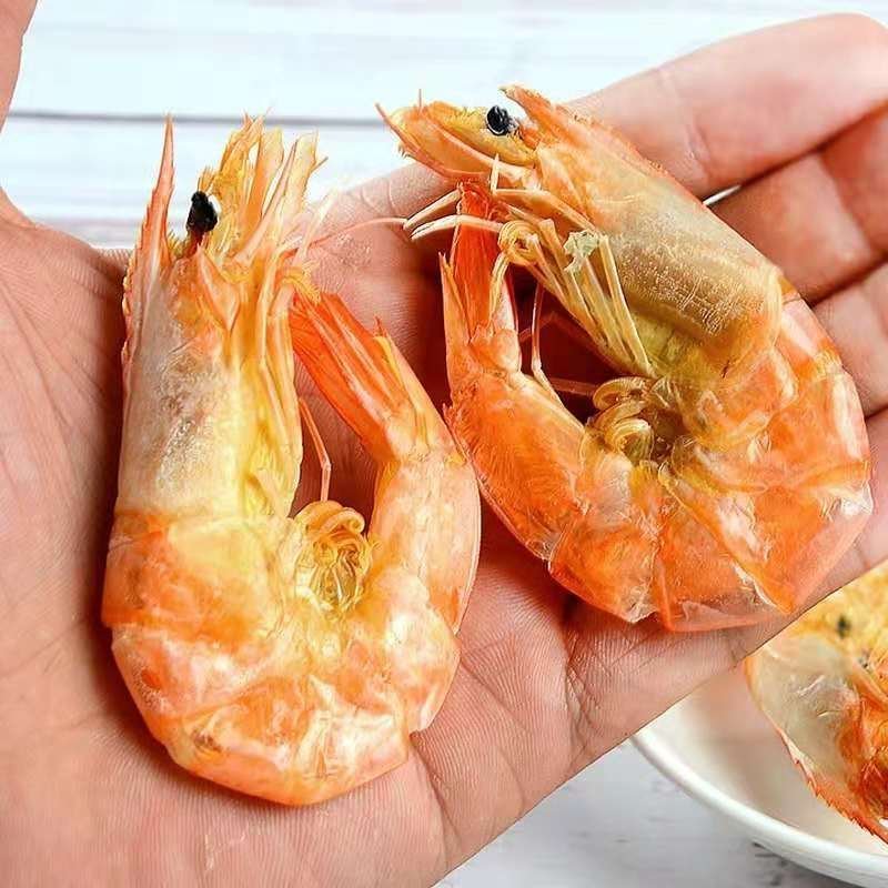 烤虾干即食虾干海鲜干货烤干虾即食特产大虾干对虾干