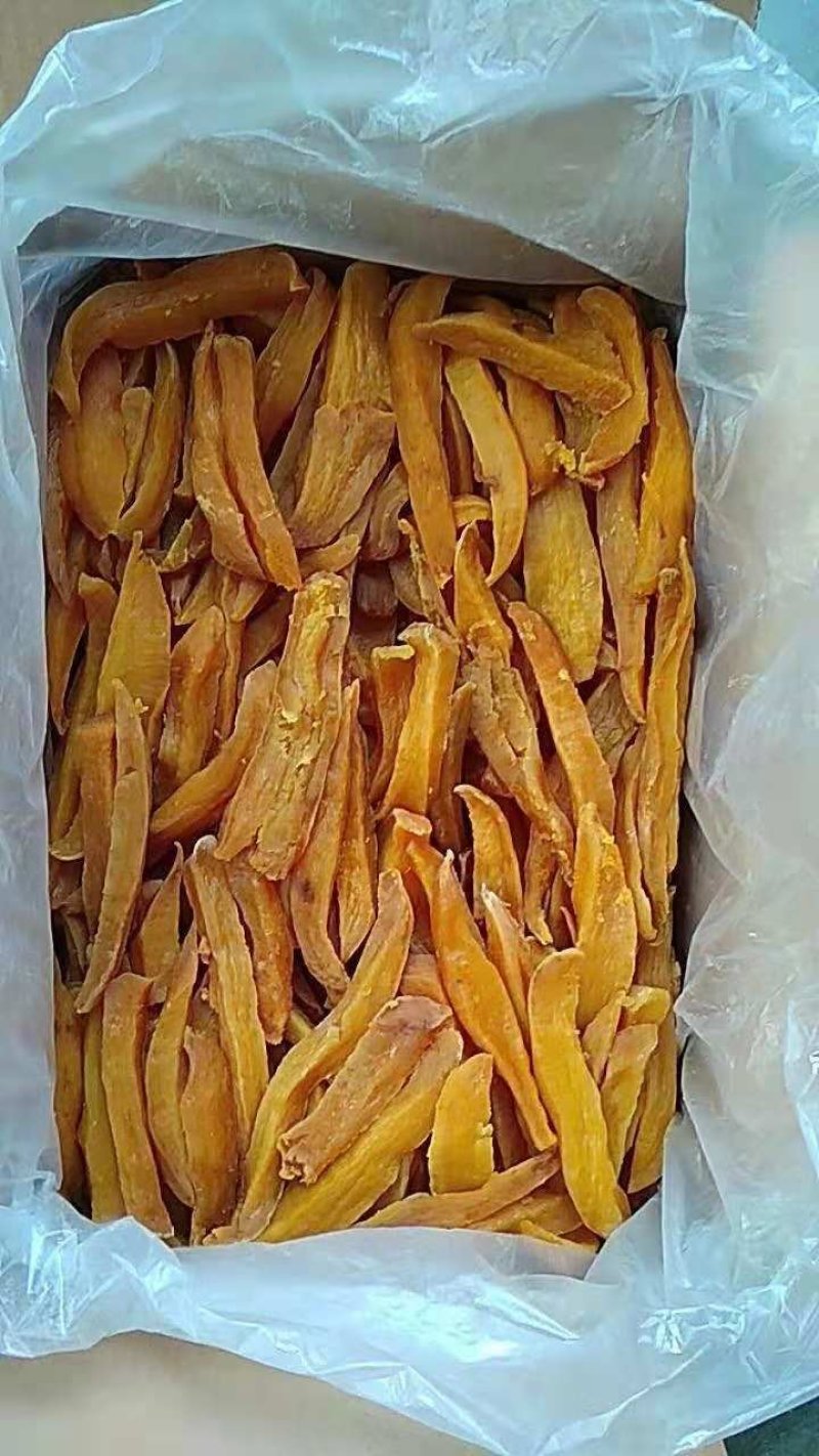 黄金地瓜干山芋条农家自制番薯片天然无糖精纯红薯干