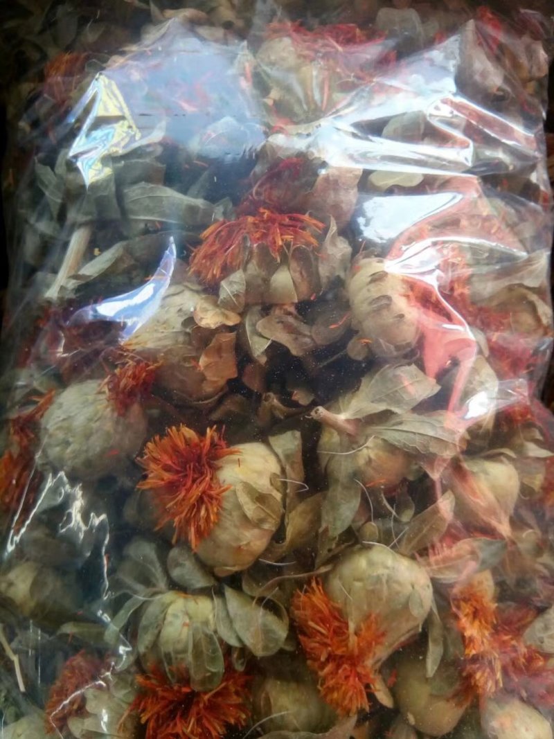 红花果茶红花头菠萝花茶新货红花茶