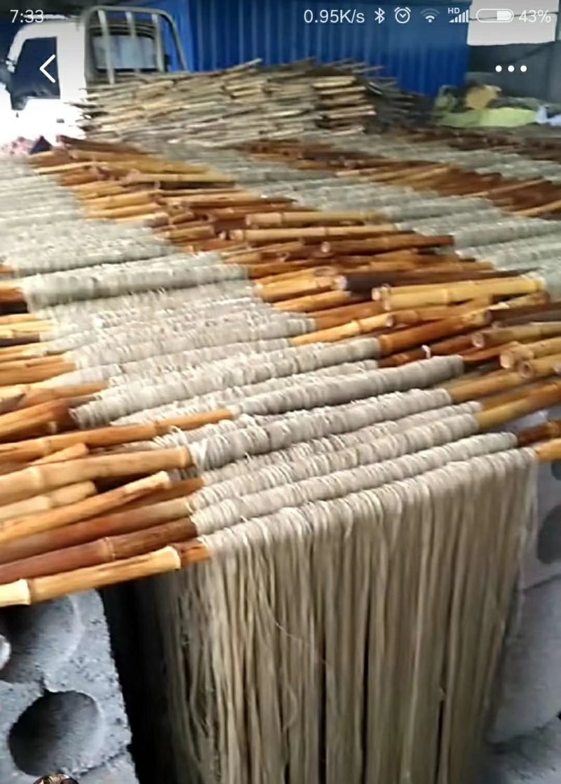 粉丝纯红薯粉丝久煮不糊汤，纯手工制作
