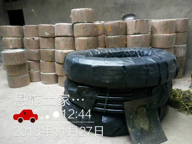 pe管滴灌微喷喷灌用主管支管，抗老化黑塑料管pe管材