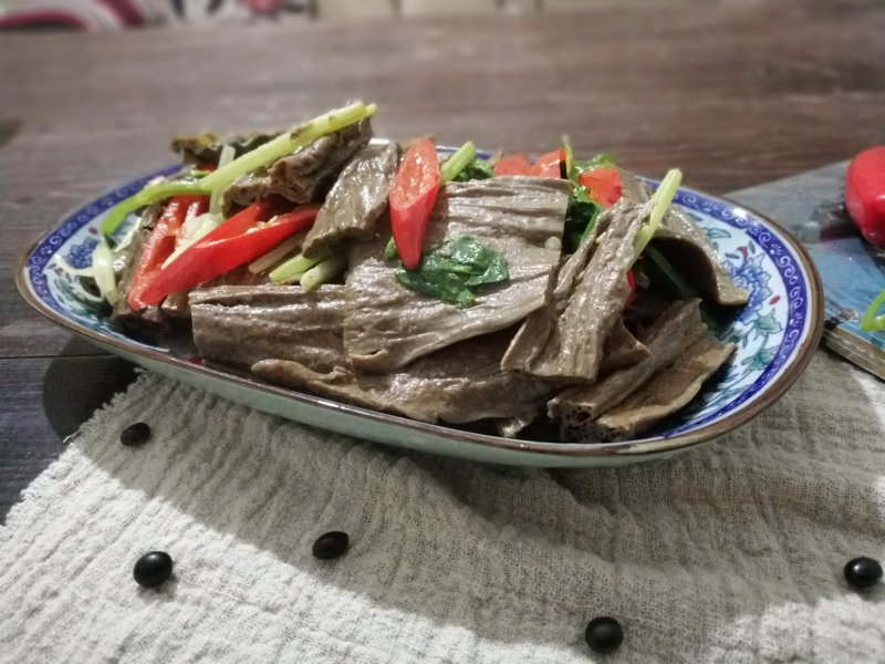 黑豆腐竹素食清流豆腐皮无添加腐竹批发客家手工腐竹厂家